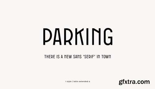 Parking Font