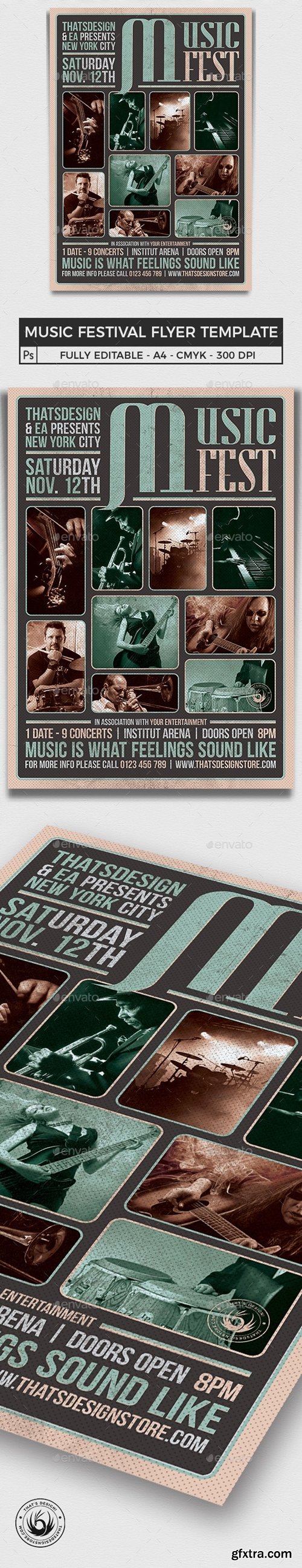 Music Festival Flyer Template V2 9411085