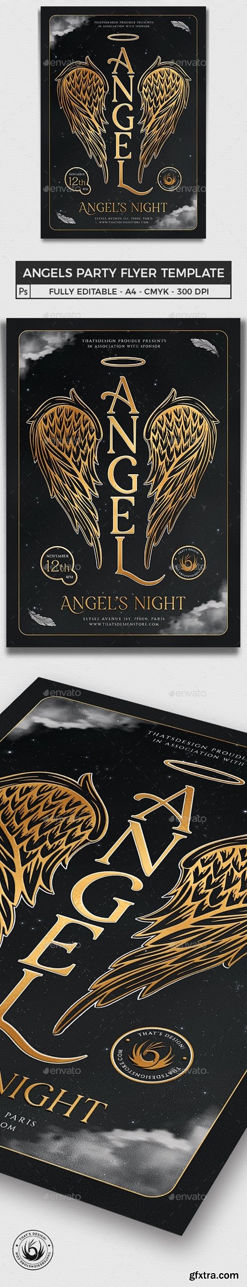 GraphicRiver - Angels Party Flyer Template V3 25891488