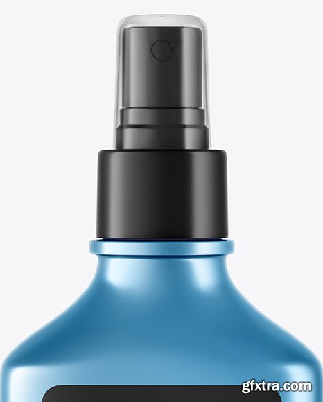 Metallic Spray Bottle Mockup 56244