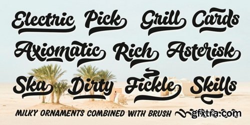 Milky Font Family