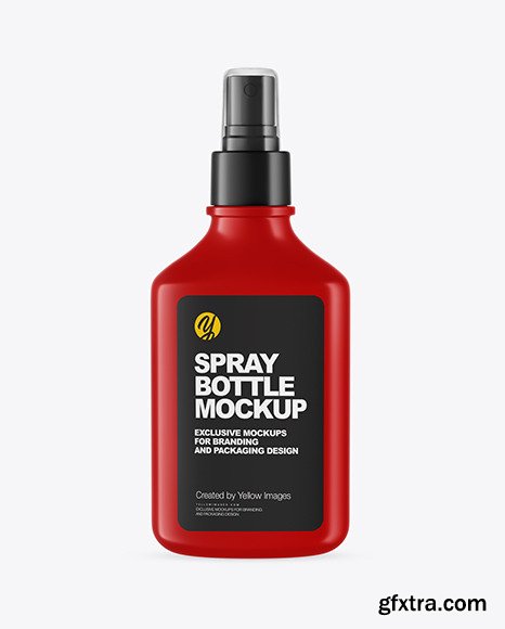 Matte Spray Bottle Mockup 56243