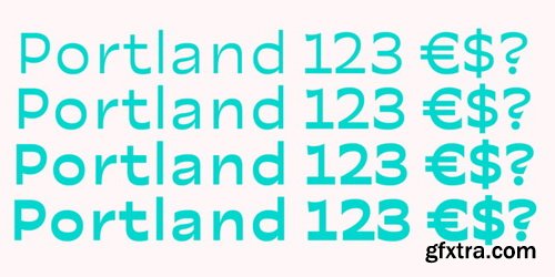 Portland Font Family