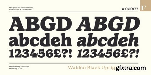 Walden Font Family