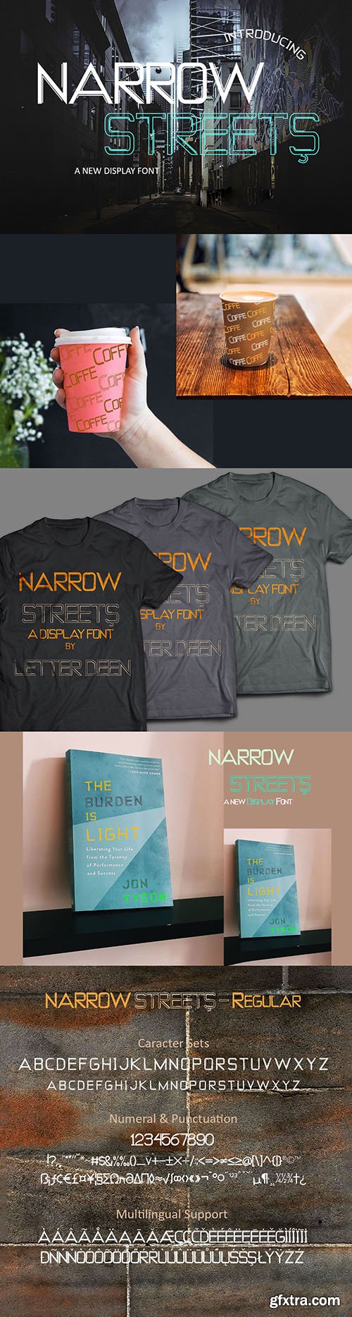 Narrow Streets Display Font