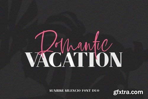 CM - Sunrise Silencio Font Duo 4629367