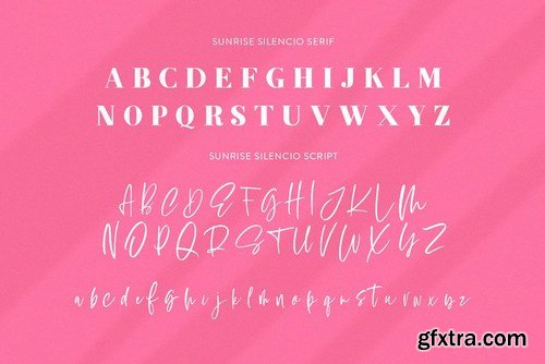 CM - Sunrise Silencio Font Duo 4629367