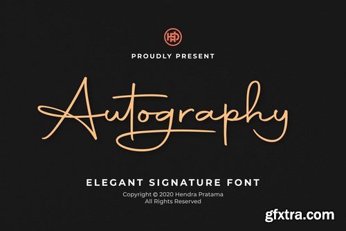 CM - Autography - Signature Font 4635449