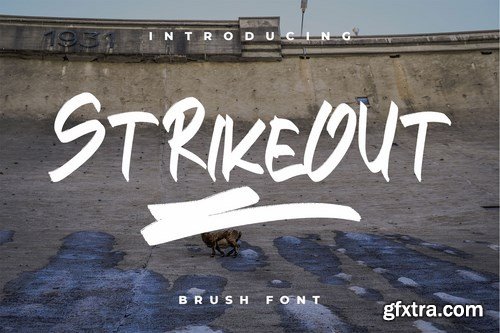 STRIKEOUT Font