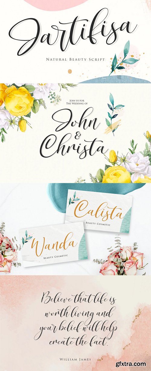 Jartifisa Script Font