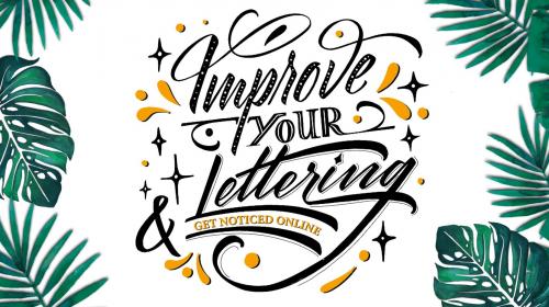 SkillShare - Improve your Lettering & Get Noticed Online - 1270657276