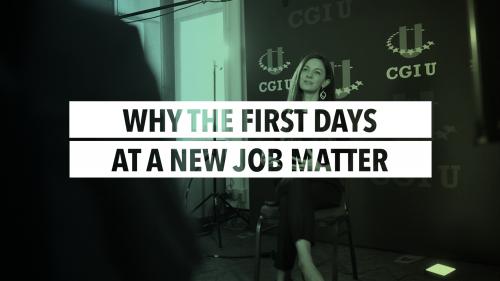 Lynda - Why the First Days at a New Job Matter - 563324