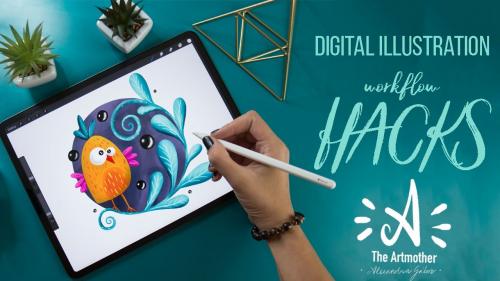 SkillShare - Digital Illustration Workflow Hacks - 1316983684