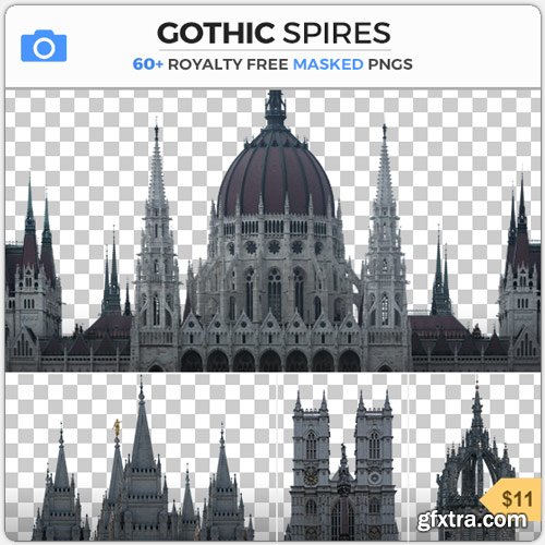 PhotoBash - GOTHIC SPIRES