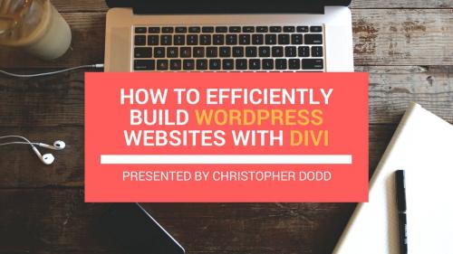 SkillShare - How to Efficiently Build Wordpress Websites with Divi - 134387458