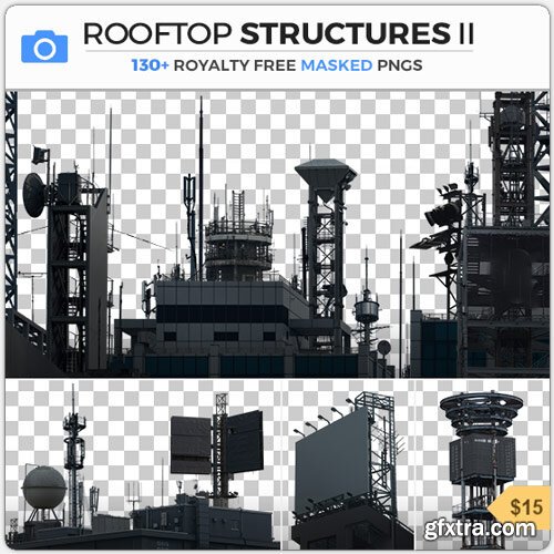 PhotoBash - ROOFTOP STRUCTURES II