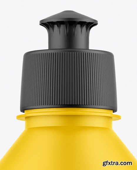 Matte Plastic Bottle Mockup 56393