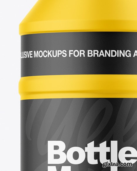 Matte Plastic Bottle Mockup 56393