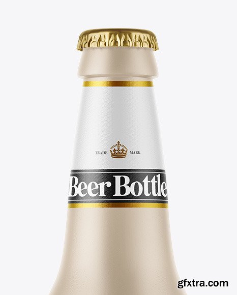 Ceramic Beer Bottle Mockup 53899