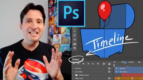 SkillShare - Hand-Drawn Animation with Photoshop's Video Timeline - 145894725