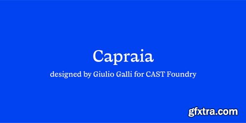 Capraia Font Family