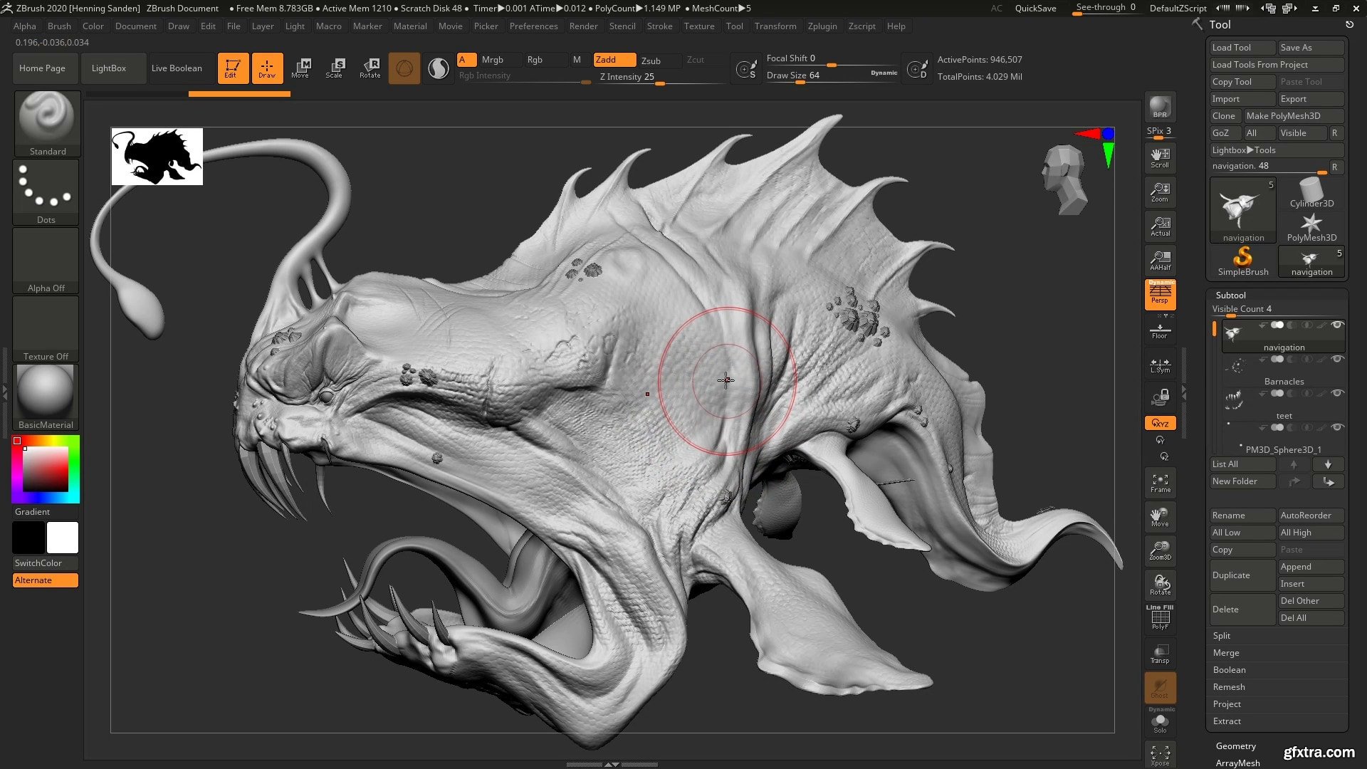 flippednormals introduction to zbrush