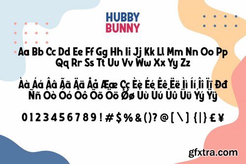 Hubby Bunny - Cute Display Sans