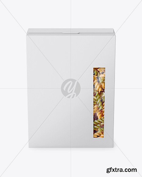 Paper Box with Tricolor Pasta Mockup 56462