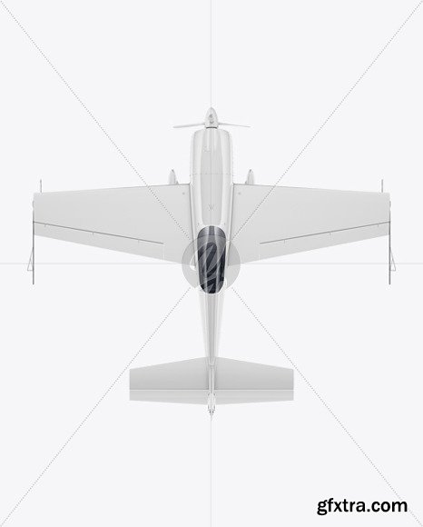 Sport Airplane Mockup - Top View 56259