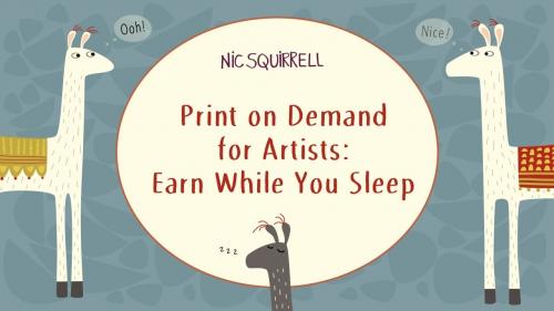 SkillShare - Print on Demand for Artists: Earn While You Sleep - 1032719035