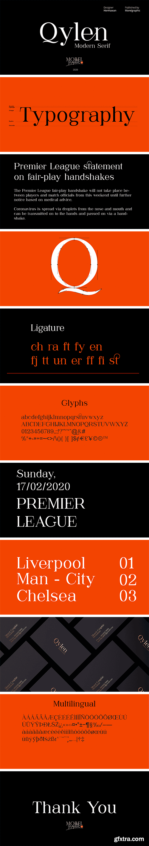 Qylen Typeface