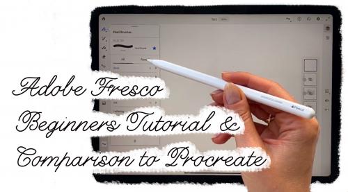 SkillShare - Adobe Fresco Beginners Tutorial and Comparison to Procreate - 1072864623