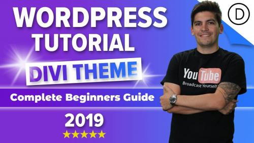 SkillShare - How To Make A Website With Wordpress 2019 - Divi Theme Tutorial - 1077012329