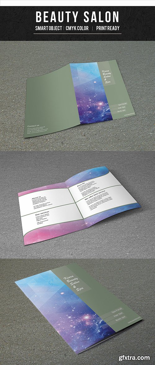 Green Bordered Brochure Layout 2 143595555