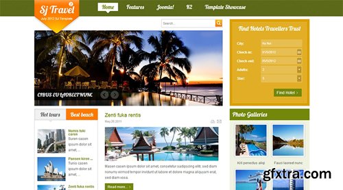 SmartAddons - SJ Travel II v3.9.6 - Responsive Joomla Travel II Template