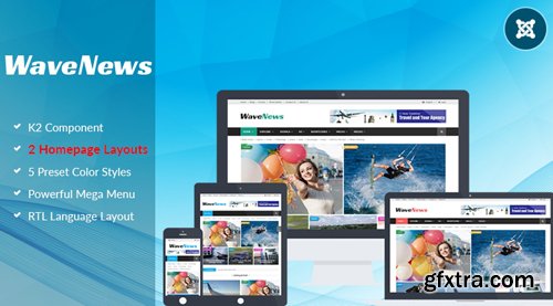 SmartAddons - SJ WaveNews v3.9.6 - Responsive Joomla news magazine Template