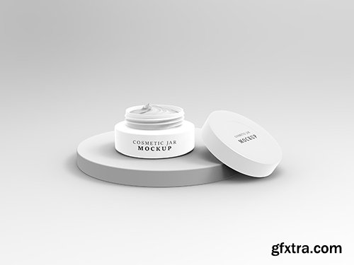 Cosmetic cream mockup