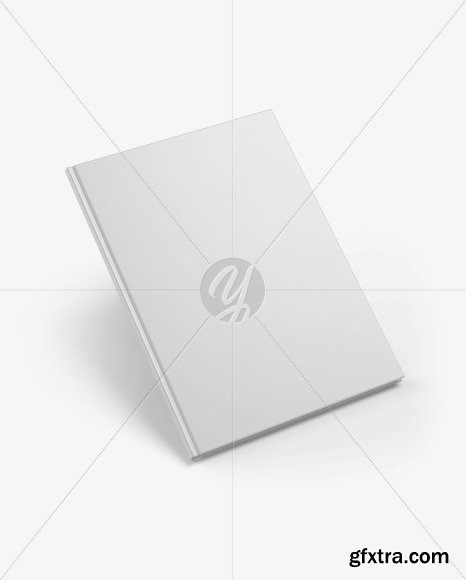 Hardcover Book w/ Fabric Cover Mockup 56439