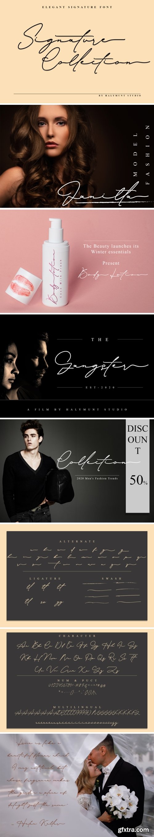 Signature Collection Font