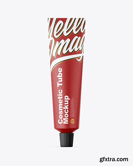 Matte Cosmetic Tube Mockup