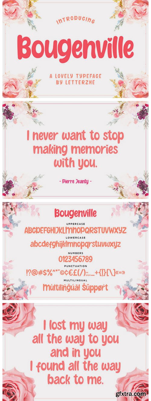 Bougenville Font