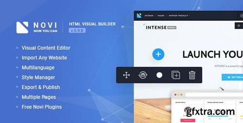 ThemeForest - Novi v0.9.8 - HTML Page Builder & Visual Content Editor - 20530305