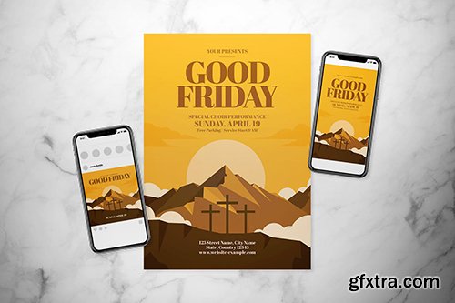 Good Friday Flyer Set