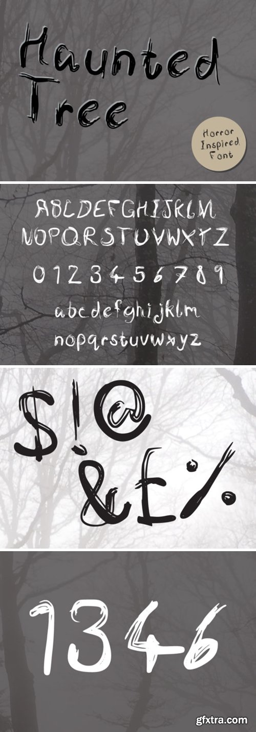 Haunted Tree Font