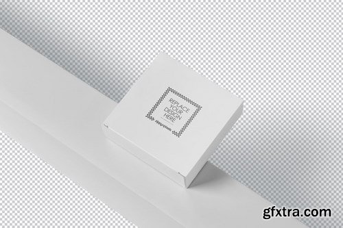 Square Shaped Slim Box Mockups