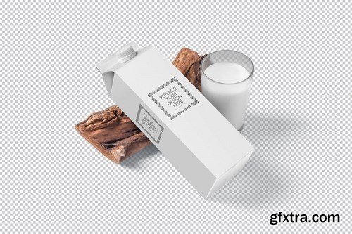 Juice Carton Box Packaging Mockups