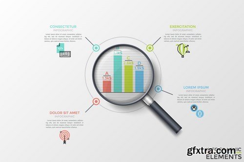 Objectum Infographic Magnifier