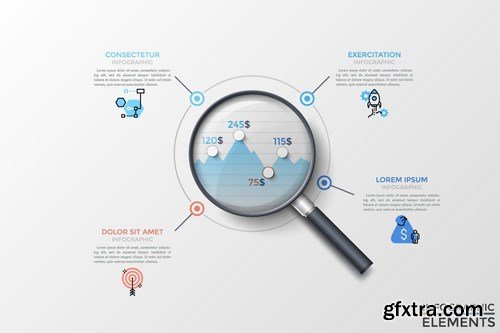 Objectum Infographic Magnifier