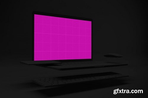 Dark Macbook Pro Mockup V.3