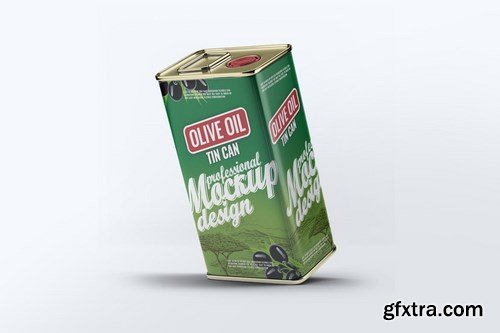 Tin Can Olive Oil Mock-Up